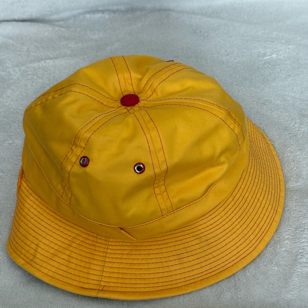 VTG Women McDonalds bucket hat patch logo small 21” New from 60s Made in Canada - Picture 5 of 13